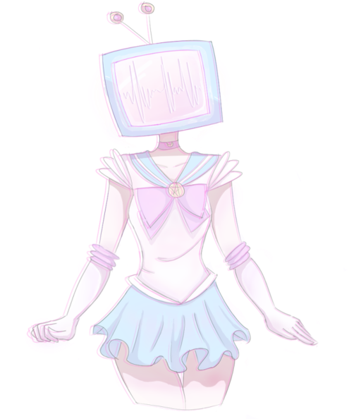 Purple Moon 🌙 - Pastel Goth Render (500x611), Png Download