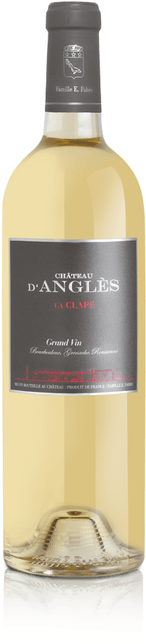 Grand Vin White - Chateau D'angles La Clape Languedoc Grand Vin Red 750ml (219x1000), Png Download