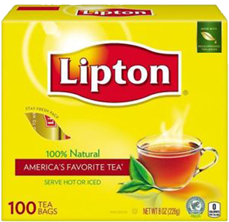 Lipton Tea Bags - Lipton Black Tea Bags, Decaffeinated 75 Ct (600x600), Png Download
