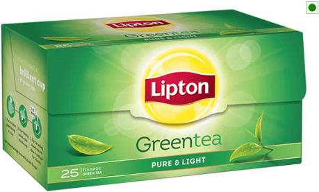 Lipton Green Tea Pure And Light (500x302), Png Download