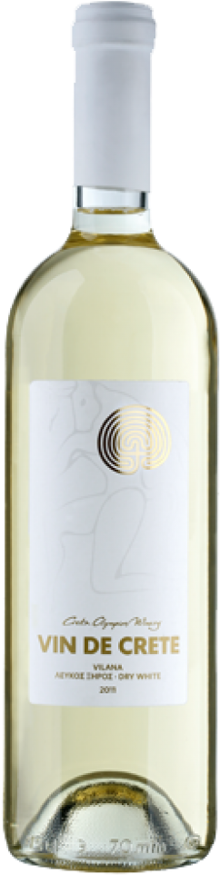 Creta Olympias Vin De Crete White - White Wine Bottle Png (1000x1000), Png Download