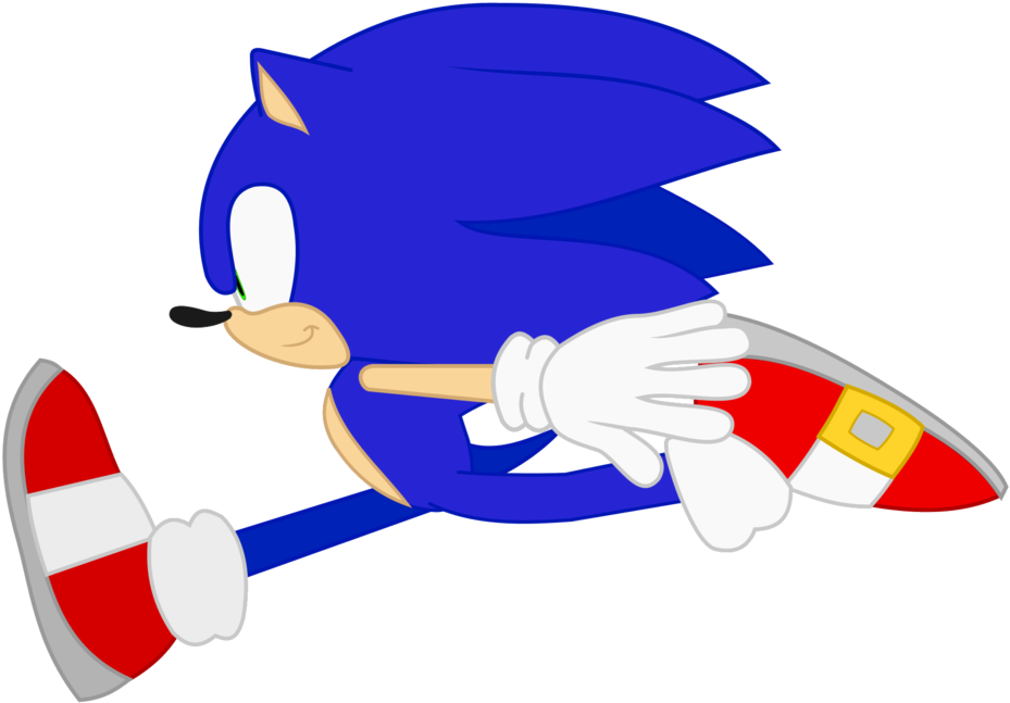 Politically Incorrect » Thread - Sonic Running Side View (1024x724), Png Download