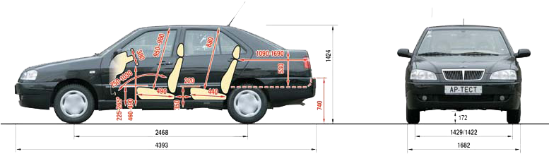 Chery-amulet - Chery A15 (776x242), Png Download