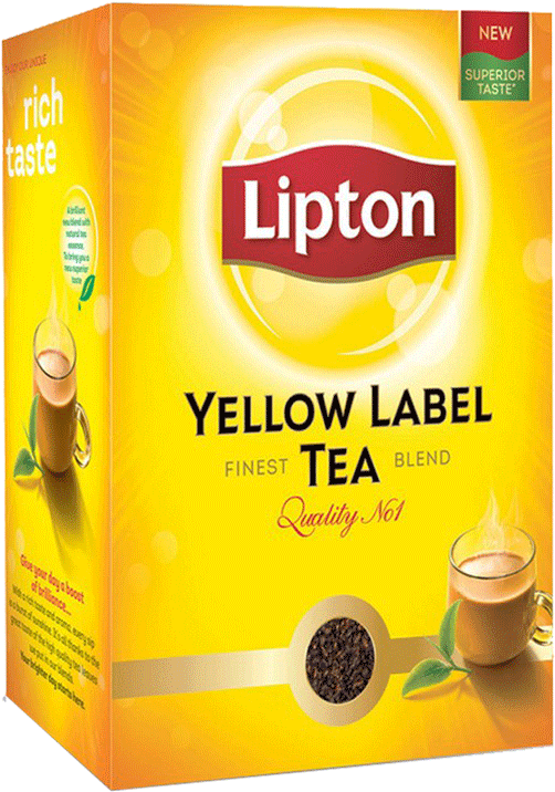 Lipton Yellow Label Tea 380 Gm - Red And White Lariat Scarf-crochet Lariat Neklace- (800x800), Png Download