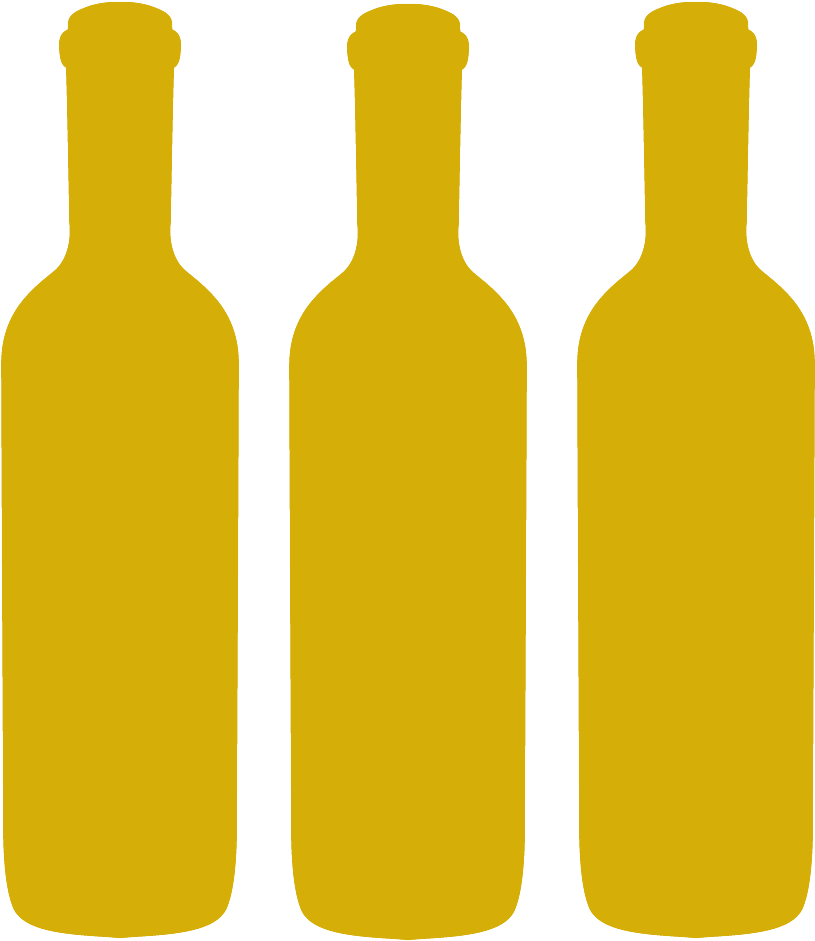 Coffret Cadeau Vin 3 Bouteilles De 75cl - Glass Bottle (992x1000), Png Download