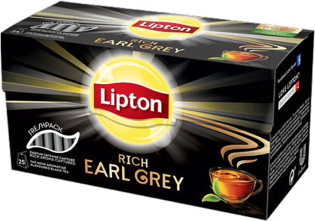 Lipton Rich Earl Grey (490x490), Png Download