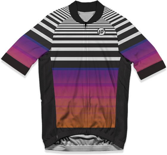 Afterburner Men's Jersey - Cycling Jersey (600x593), Png Download