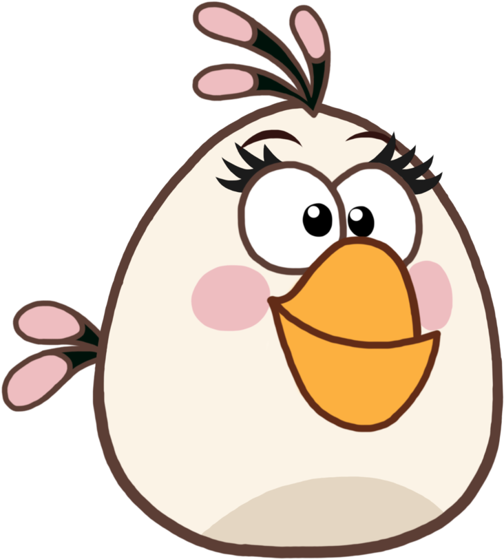 Matilda - Png Angry Birds Matilda (772x1035), Png Download