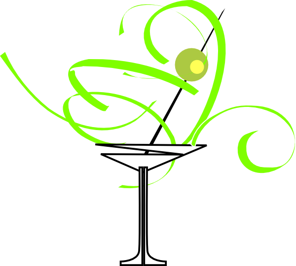 Cocktail Glass Clipart (600x540), Png Download