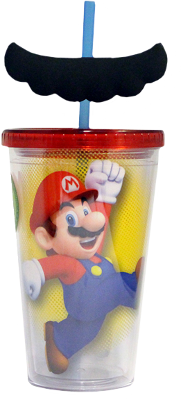 Mario Carnival Cup - New Super Mario Bros. 2 Jumping Mario Carnival Cup (261x579), Png Download