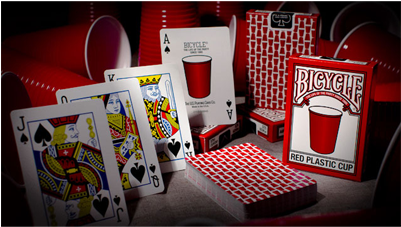 In The Us Alone, Excitable Party-goers Fill Over 23 - Bicycle Red Plastic Cup Playing Cards (400x400), Png Download