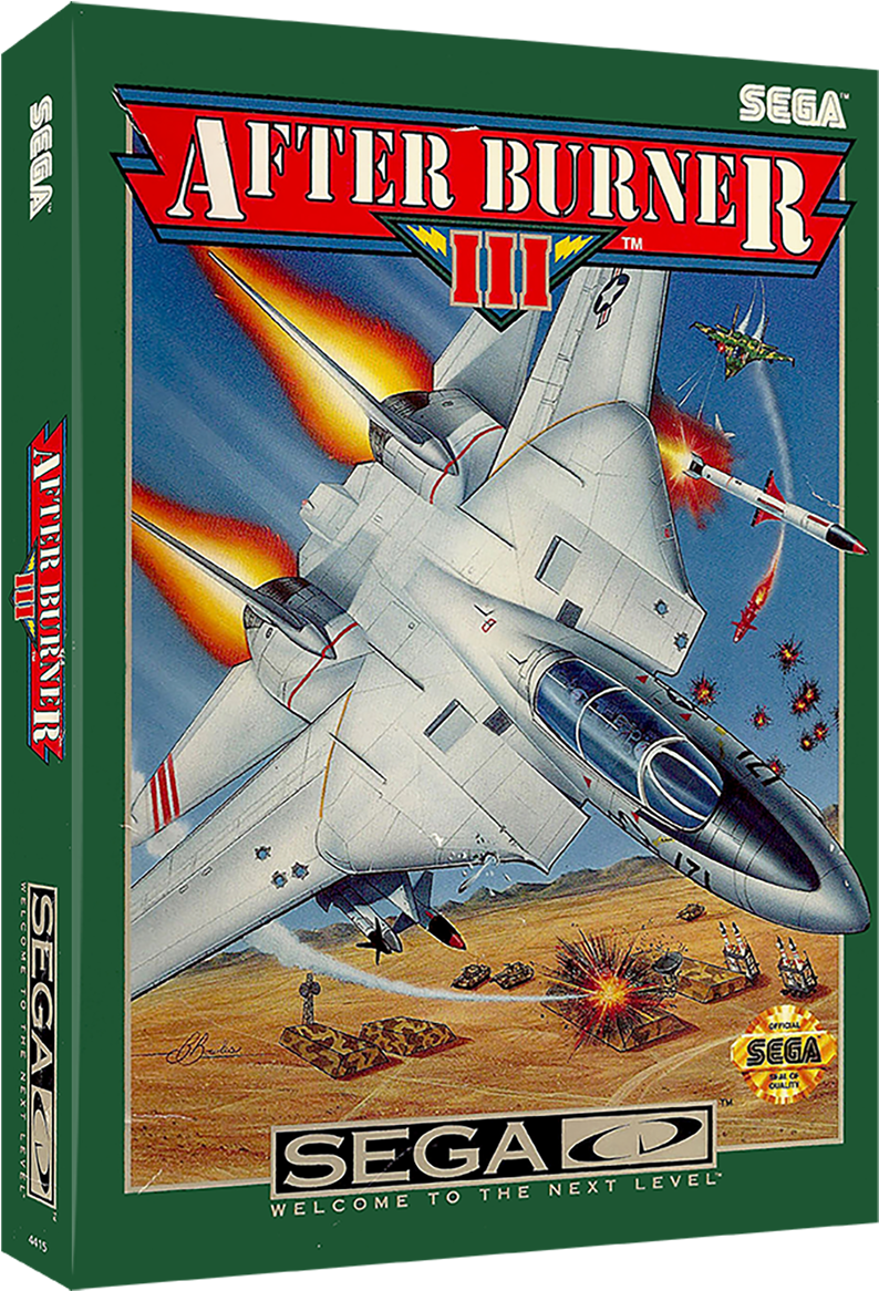Sega Cd Usa 3d Box Pack - Sega Cd After Burner Iii (826x1191), Png Download