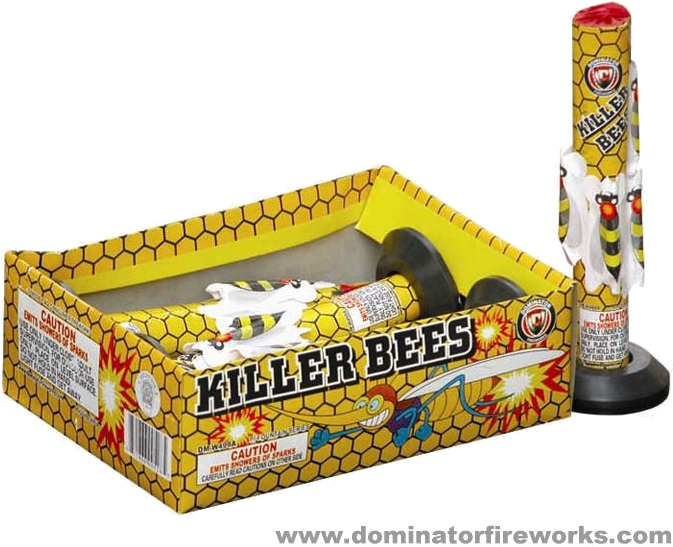 Killer Bee 4 Pack - Africanized Bee (690x558), Png Download