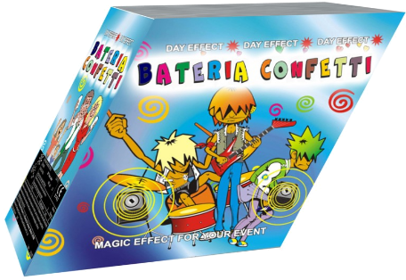 Batería Confeti - Santa Barbara (590x372), Png Download