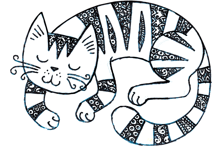 Drawing And Painting - Zen Doodling (770x660), Png Download