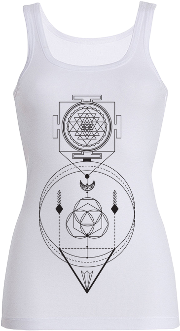Tank Top - Sri Yantra - Sri Yantra (700x700), Png Download