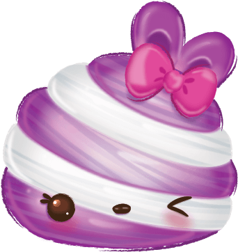 Striped Candy Num Ribbon Lolly - Num Noms Swirls Lolly (445x430), Png Download
