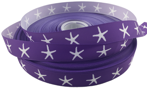 Star Fish Grosgrain Ribbons 7/8\ - Ceramic (500x500), Png Download