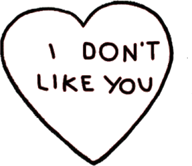Transparent Heart Outline Tumblr - Don't Like You Hoodie (pullover) (376x325), Png Download