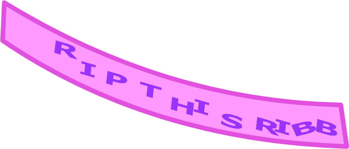 Ribbon Fold 1st Half 1 - Oval (1280x520), Png Download