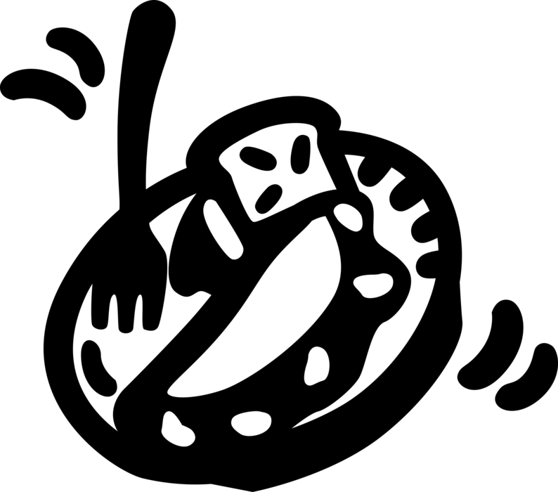 Vector Illustration Of Egg Omelette Or Omelet Made - Illustration (794x700), Png Download