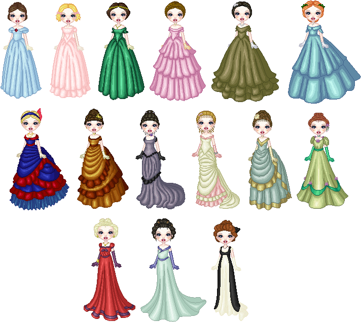 Crow Clipart Victorian - Victorian Lady Cartoon Png (759x656), Png Download