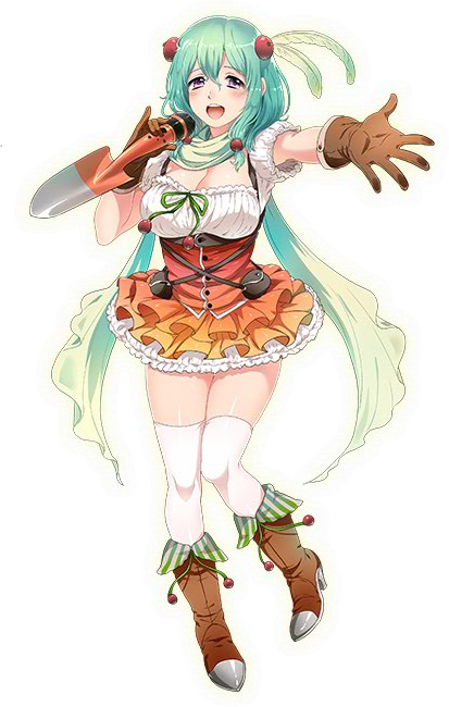 Scoop - 정령 술사 소녀 (413x650), Png Download
