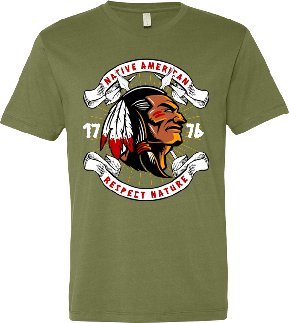 Native American - Active Shirt (800x800), Png Download