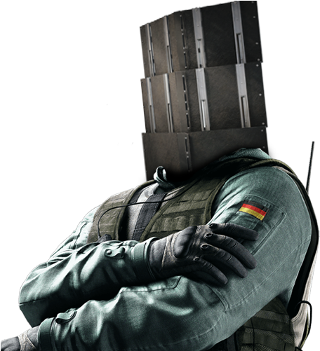 Fluffeverytime Someone Does The Shield Bug With Jäger - Rainbow Six Siege Gamer (500x500), Png Download