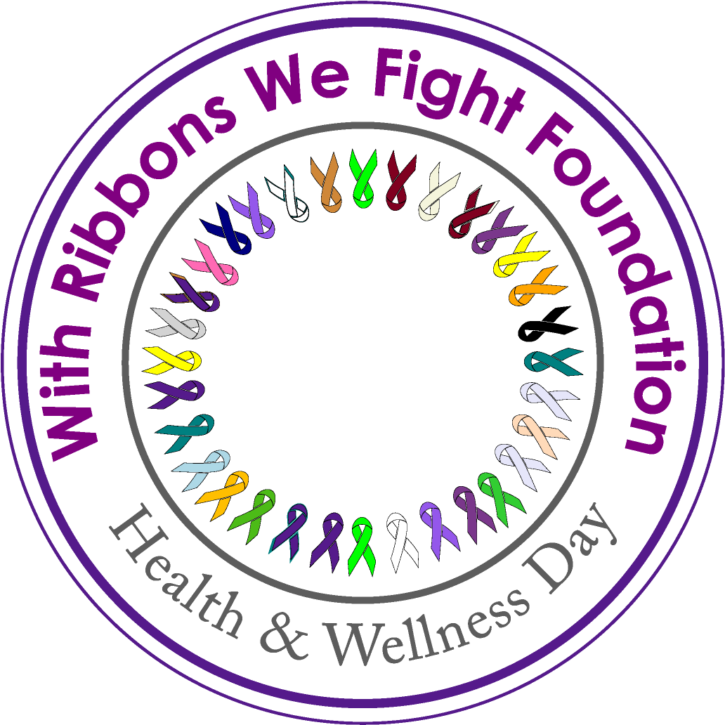 With Ribbons We Fight Foundation Health & Wellness - Health (1104x1128), Png Download