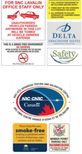 Hewco Computer-cut Vinyl Signage - Delta Hotels (300x500), Png Download