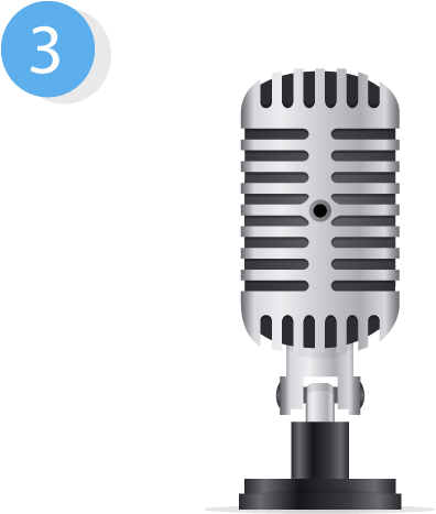 Voiceover Artist Icon Ian Maigua 2017 12 11t06 - Microfono Antiguo Para Colorear (716x603), Png Download
