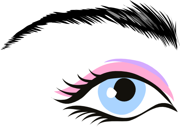 Eye Brow Clip Art (600x424), Png Download