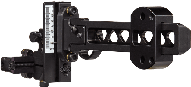 6" Dovetail - Black Gold Sights (640x640), Png Download