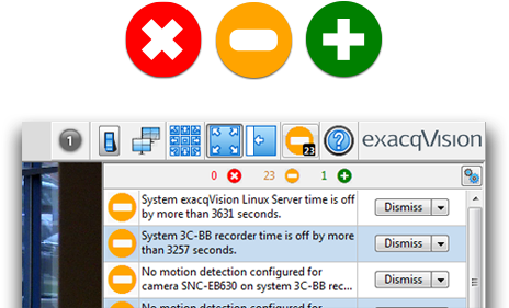 Exacqvision Setup Indicators - Exacqvision (500x300), Png Download
