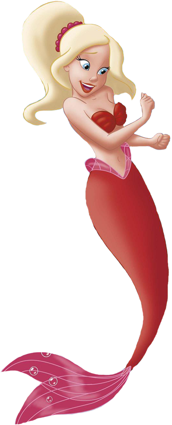 King Triton's Daughters - Arista Little Mermaid (384x895), Png Download