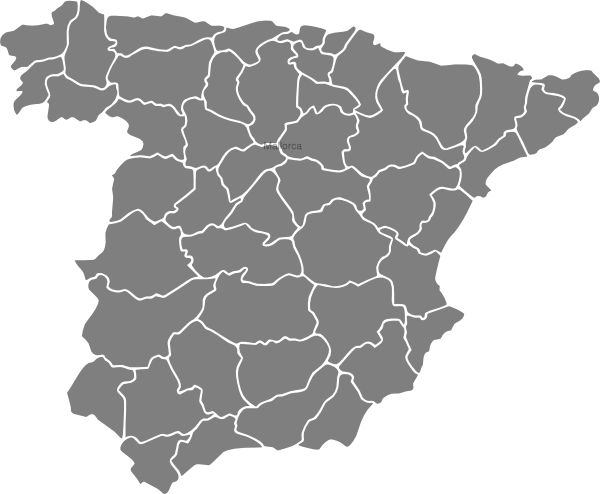 How To Set Use Mapa Grande Espanol Svg Vector - Spain Map Outline Vector (600x494), Png Download