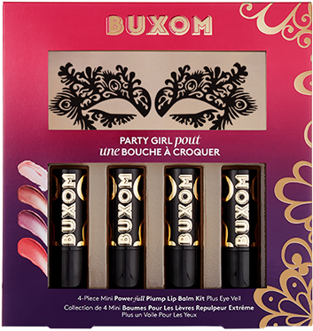 Party Girl Pout - Buxom Party Girl Pout Mini Lip Balm Kit (400x400), Png Download