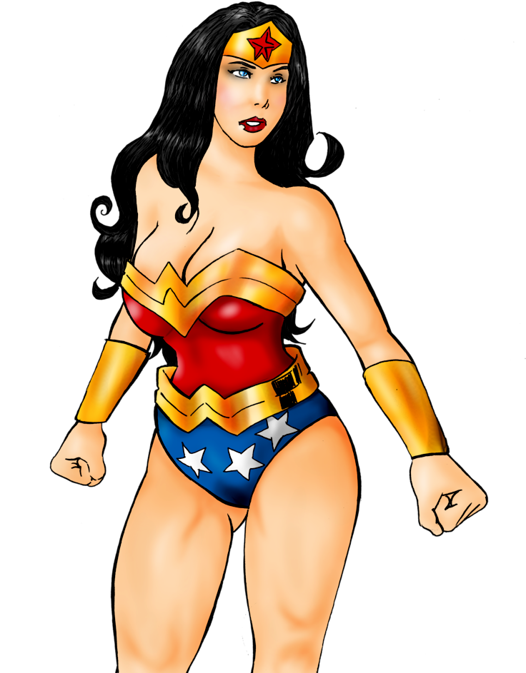 Mulher Maravilha Em Png - Mulher Maravilha Vetor Png (756x1058), Png Download