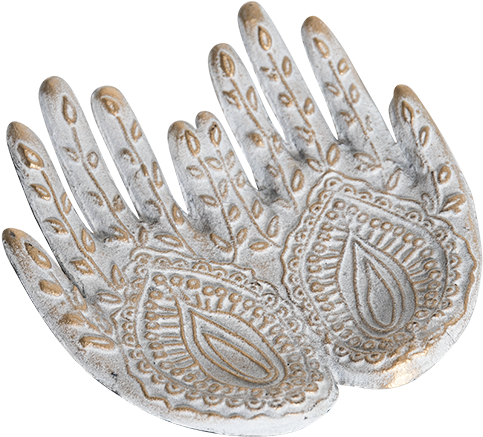 Metal Trinket Tray - Mehndi (500x500), Png Download