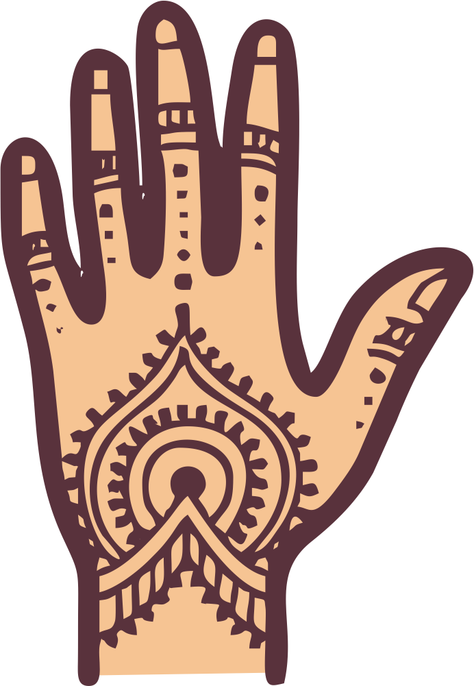 Mehndi And Haldi - Mehndi (692x1001), Png Download