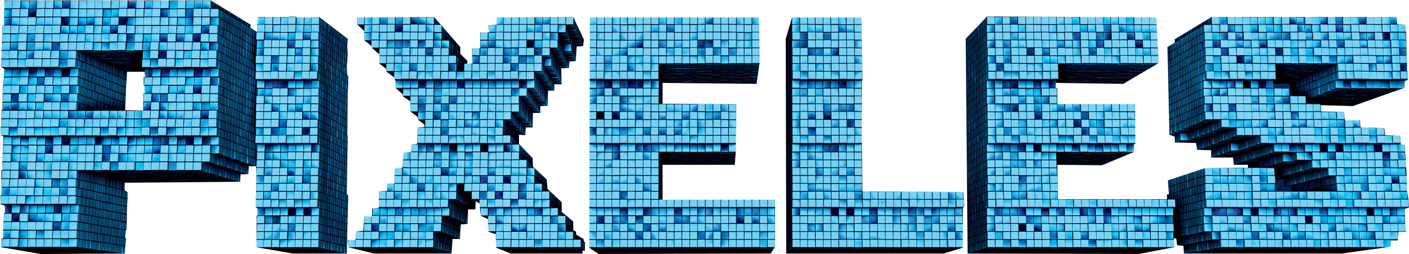Logo Png De Pixels - Pixels (3157x863), Png Download