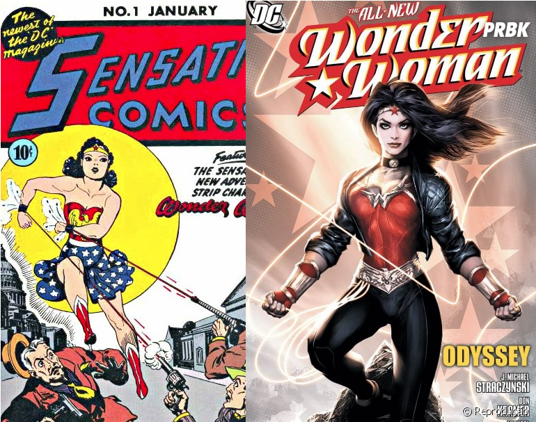 A Mulher Maravilha Abandonou A Saia Longa E Investiu - Wonder Woman: Odyssey [book] (950x606), Png Download