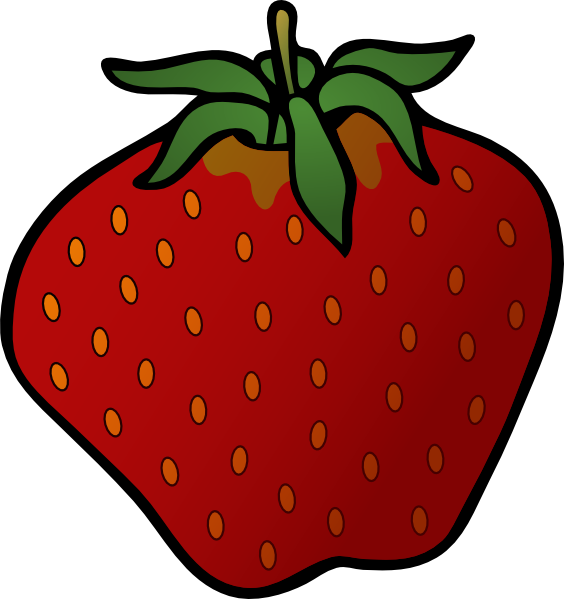 Original Png Clip Art File Strawberry 4 Svg Images (564x599), Png Download