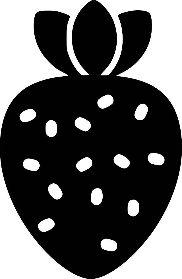Strawberry Free Icon - Strawberry (640x980), Png Download