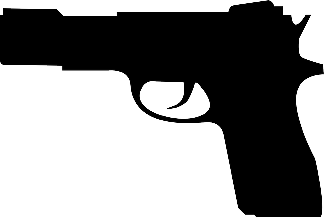 Image Image Image - Gun Silhouette Vector (640x429), Png Download