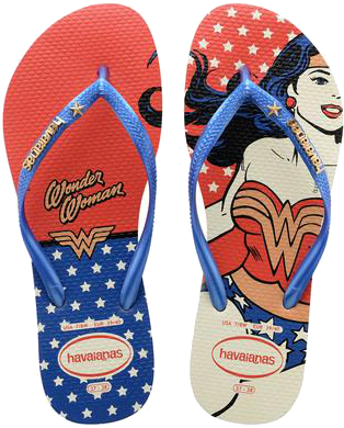 Havaianas Mulher Maravilha 1 Havaianas Mulher Maravilha - Tong Wonder Woman Havaianas (500x500), Png Download