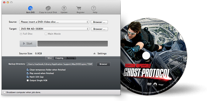 Magic Mac Dvd Ripper - Mission Impossible - Ghost Protocol Movie Poster (11 (721x361), Png Download