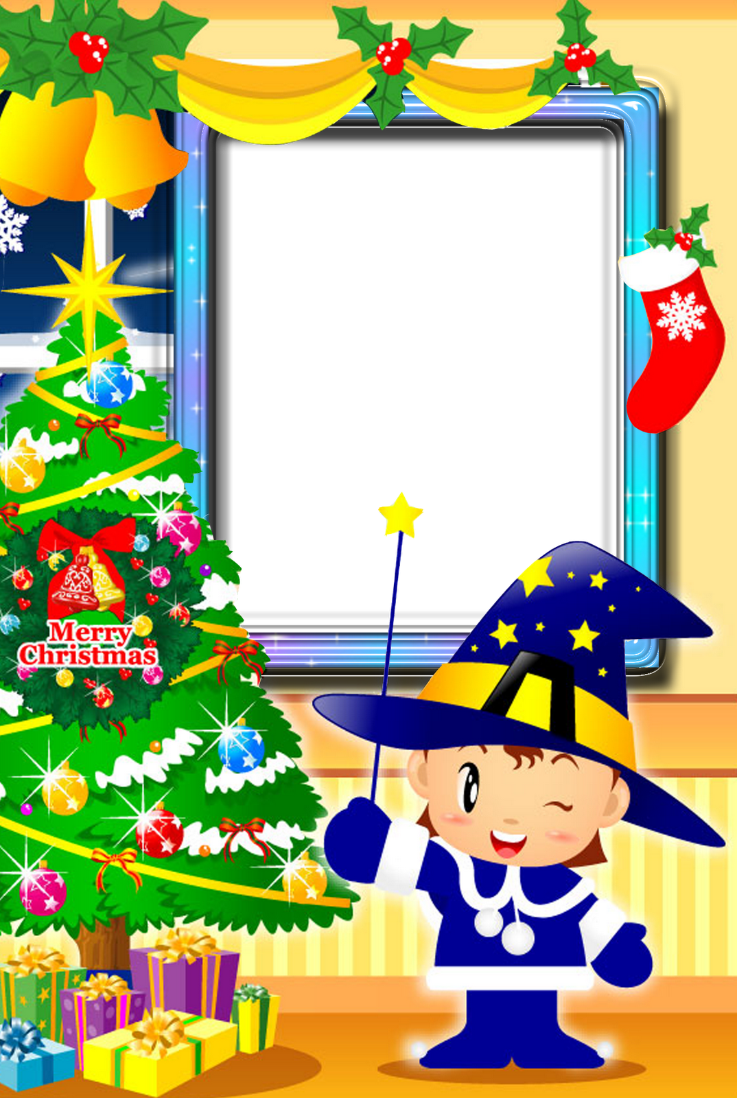 Marcos Navideños Para Fotos - Christmas Day (1074x1600), Png Download