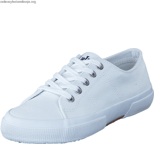 Women's Polo Ralph Lauren Jolie White - Shoe (600x750), Png Download